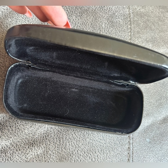 COACH Black Hard Shelled Case Glasses Sunglasses Embossed - Picture 4 of 8